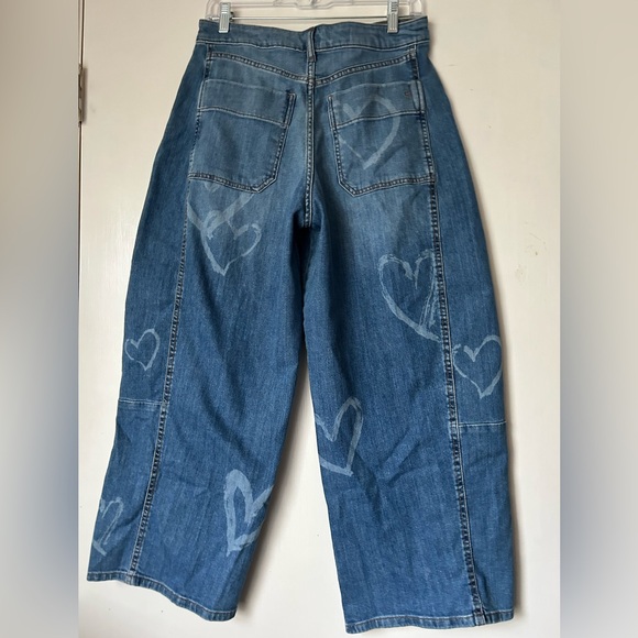Anthropologie Pilcro Heart Kenna Mid-rise Heritage Barrel Jeans - Picture 7 of 7